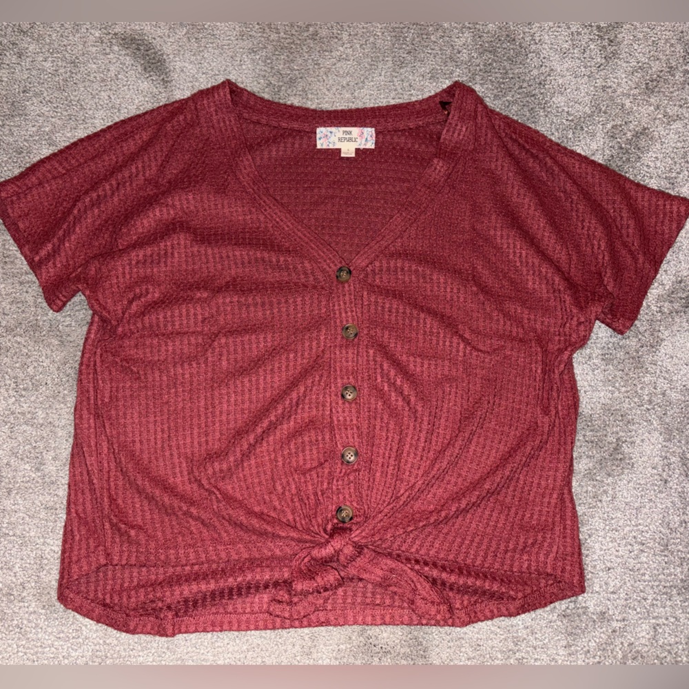 Cropped knit top - Picture 2 of 3
